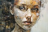 Modern style portrait.