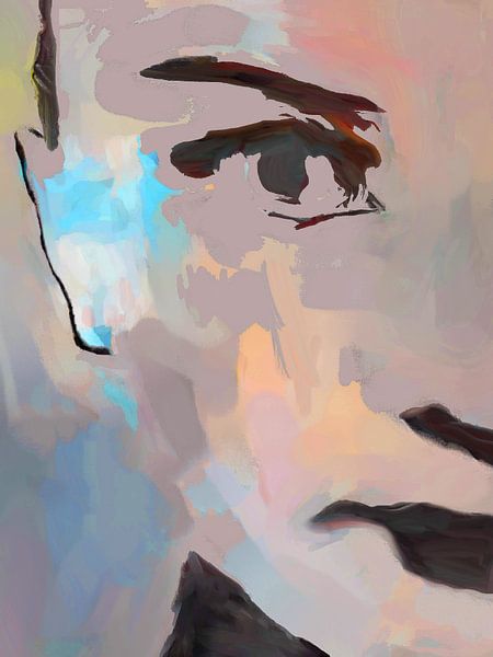 The gaze of a woman by Gabi Hampe