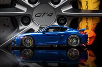 Porsche GT4 saphirblau Design