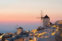 Sunset in Oia on Santorini