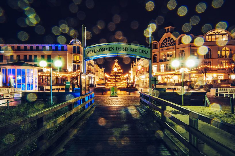 Binz, station balnéaire en hiver par Alexander Voss