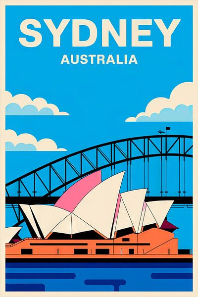 Sydney, Australia. by Poster Art Shop