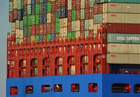 Hands on Deck stern of a container ship
