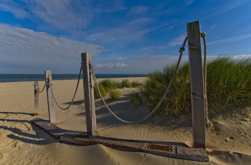 L'entrée de la plage par Wim van der Geest