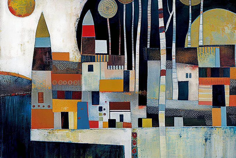 dekorative Malerei der Landschaft von Ariadna de Raadt-Goldberg