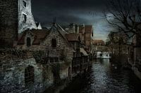 Stukje Brugge  vanaf Bonifaciusbrug