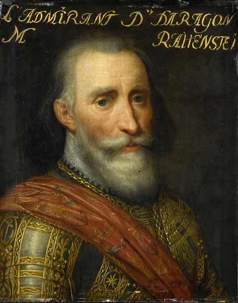 Portrait de Francisco Hurtado de Mendoza (1546-1623), Jan Antonisz. van Ravesteyn par Des maîtres magistraux