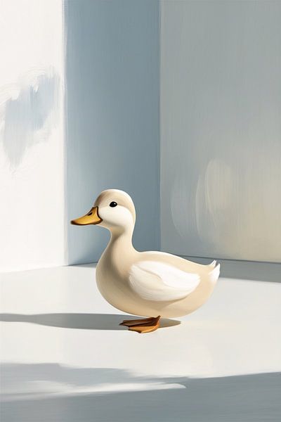 Minimalistisches Design der Ente von Art & Soul Creations