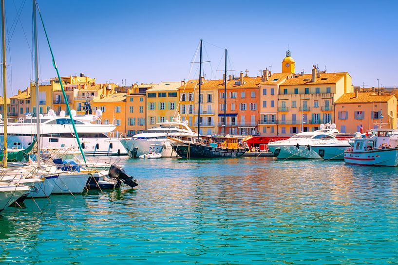 Der bunte Hafen von Saint-Tropez von Nancy Pauwels Photo