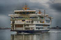 Texel current over the smooth Marsdiep