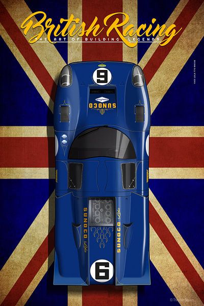 British Racing Lola T70 MKIIIB No. 6 Sunoco von Theodor Decker