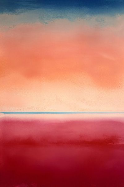 Zonsondergang in Abstract no.3 van Studio BB