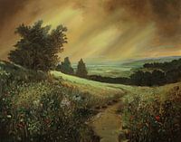 Landschap met uitzicht