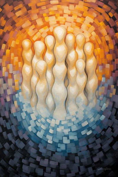 Oscillation de l'origine par Galerie d'art Roderick Sebastiaan