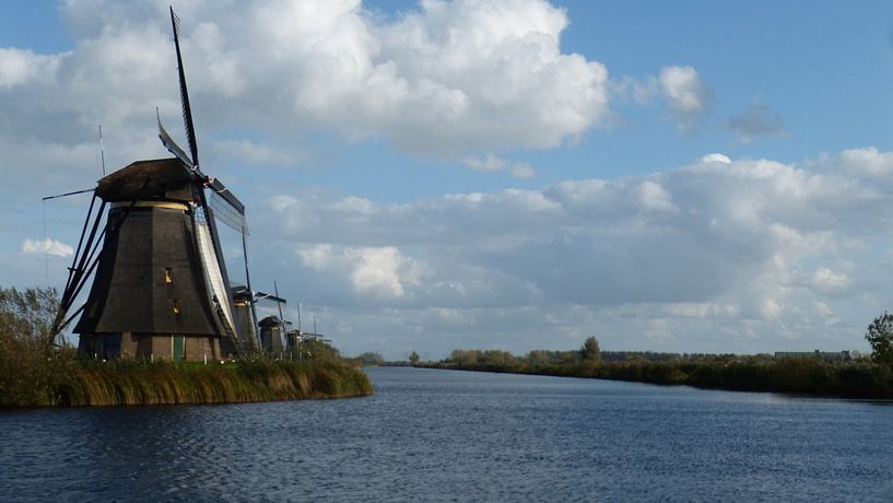 WIndmolens van Kinderdijk von Gijs van Veldhuizen