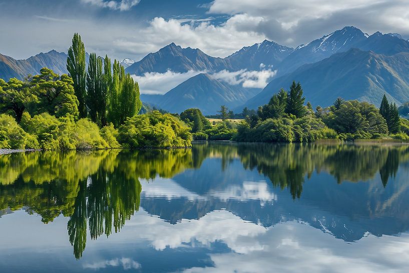 Spiegelungen im See von fernlichtsicht