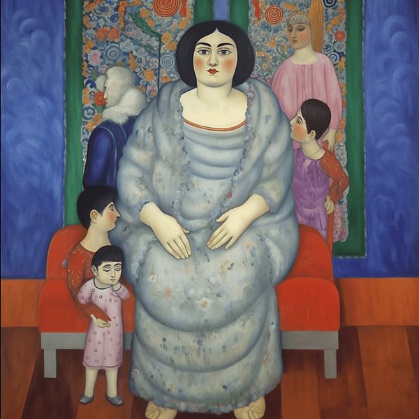 Klimt meets Botero by Ton Kuijpers