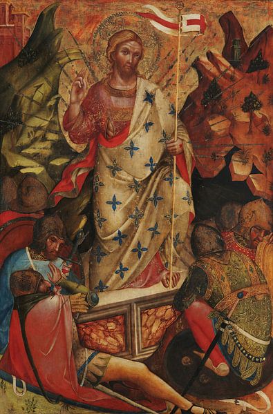 Lorenzo Veneziano, Resurrection - 1371 by Atelier Liesjes