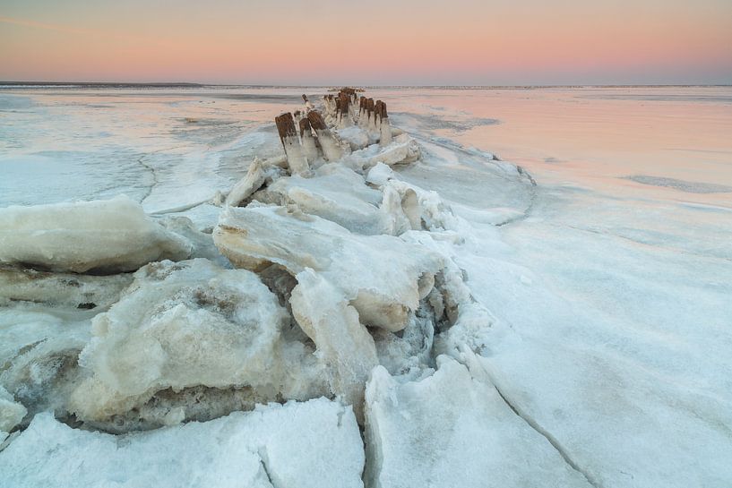 Gefrorenes Wattenmeer von Hillebrand Breuker