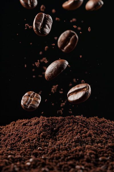 Kaffeebohnen von Poster Art Shop