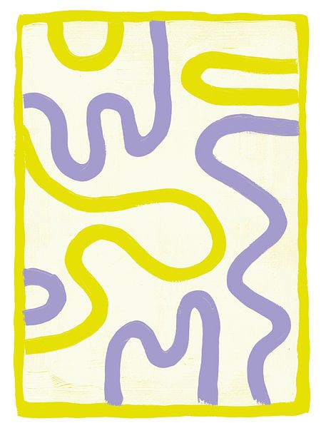 Leticia - Green and Lilac von Malou Studio