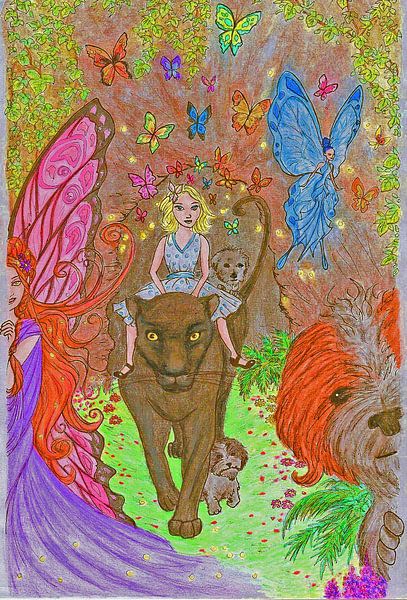 Winde met de panter Kai von Jose Beumers