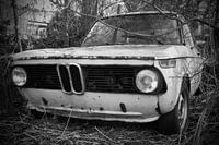 BMW 2002 schwarz/weiß
