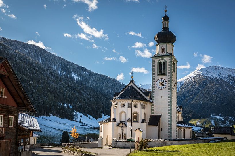 Parish church of St Martin in Innervillgraten, Villgratental valley by Christian Müringer