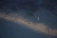 Quo vadis? Aircraft on the way to uncertain destination.