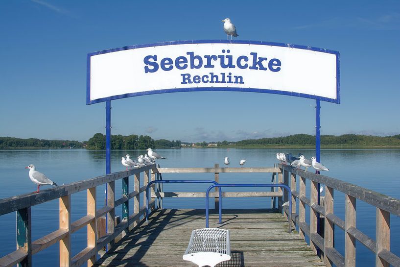 Rechlin pier,Müritz,Mecklenburg Lake District by Peter Eckert