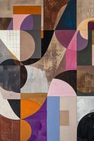 Kubistische abstrakte Komposition