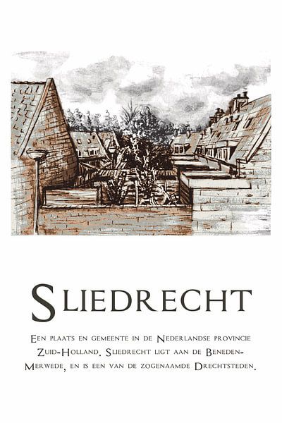 Old Extension Sliedrecht Drechtsteden by Krista Kitsz Art