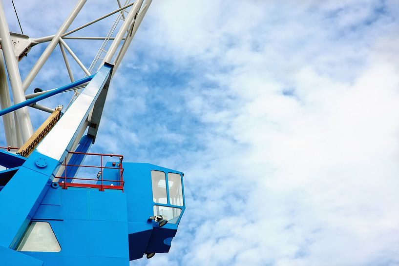 Vintage Hafenkran von Jan Brons