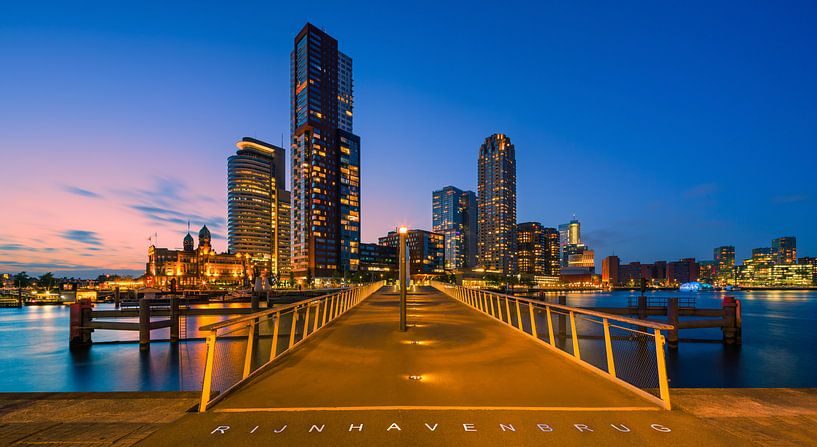 Rotterdam skyline, Netherlands par Henk Meijer Photography