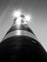 Phare d'Ameland en noir et blanc