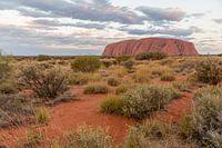 Lever de soleil à Uluru (Ayers Rock), Australie