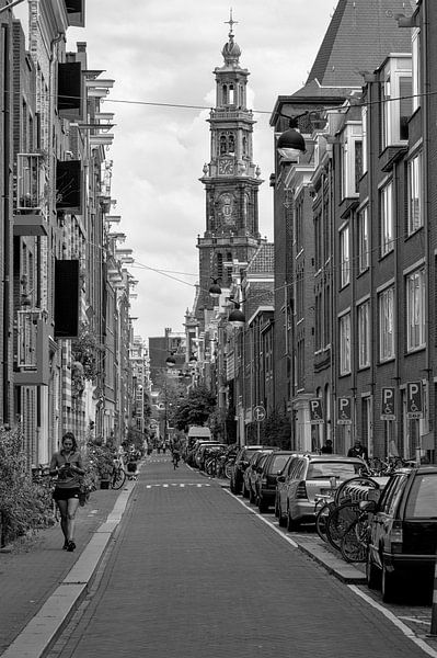 Westerkerk vu de la Bloemstraat Amsterdam par Peter Bartelings