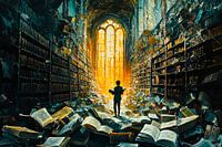 Magische Bibliothek der Bücher