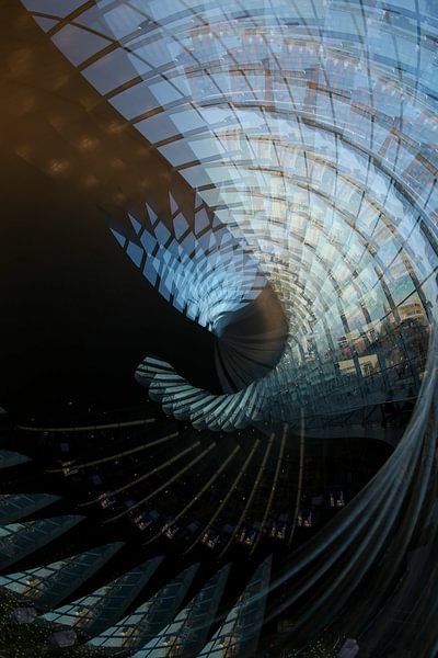 Abstraktes Bild, zusammengesetzt aus 9 Fotos's (1) von Anne Ponsen