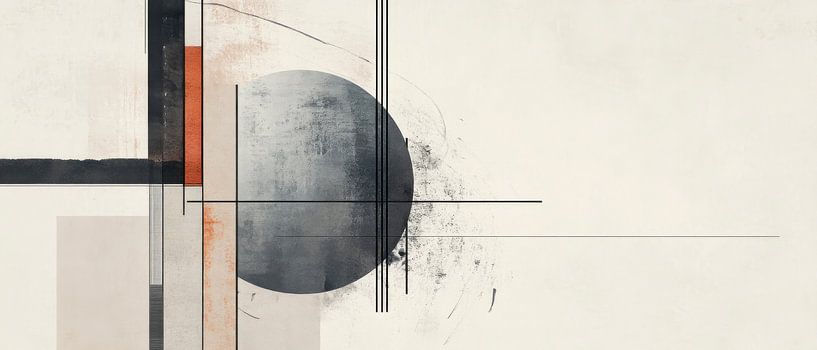 Abstracte samenstelling van Poster Art Shop