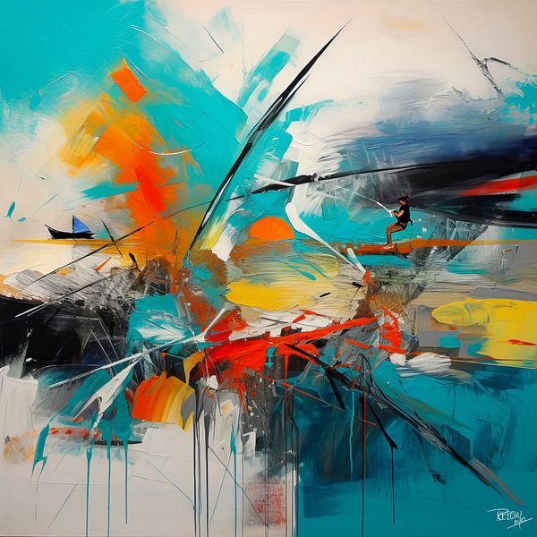 Résumé Plages néerlandaises &amp; kitesurf par René van den Berg