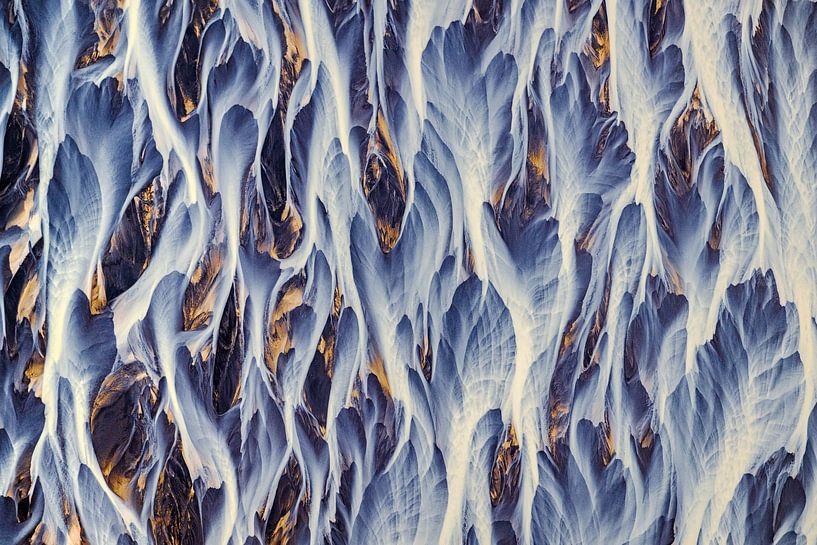 Gletscherfluss Island von Luuk Belgers