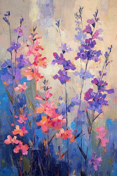 Lila Rosa Blumen | Rosa Blumen von Blumen Studio