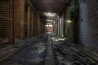 Salles de refroidissement dans une usine de brique abandonnée