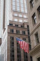 New York USA drapeau de bâtiment