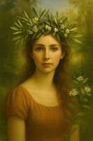 Isolde im sonnigen Garten