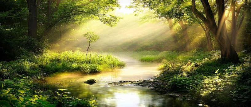 Magische Lichtspiele von Poster Art Shop