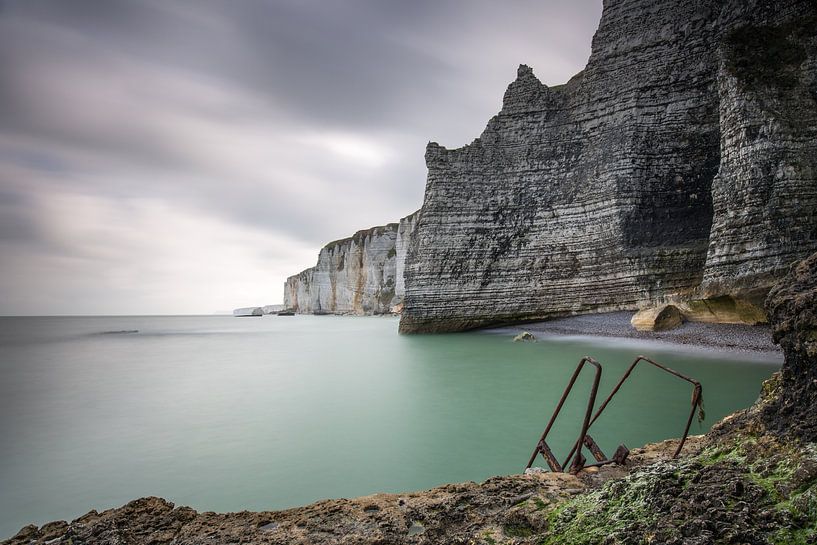 Falaises du Crétacé près d'Etretat en Normandie par Silvia Thiel