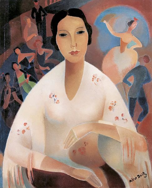 Alice Bailly - Erinnerungen an das Landleben, 1924 von Peter Balan