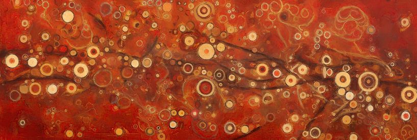 Feuriges Muster von Whale & Sons